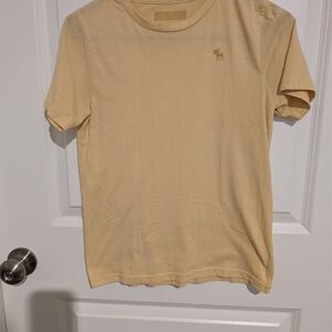 Abercrombie & Fitch Tan Short Sleeve Tee